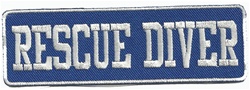 Rescue Diver - Blue and White