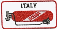 ITALY SCUBA TANK PATCH