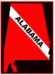 Alabama Dive Flag Patch