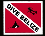 BELIZE DIVE FLAG DECAL
