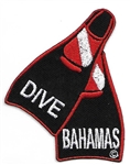 Bahamas Dive Fins Patch