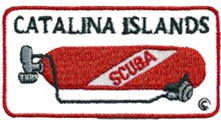 CA CATALINA ISLAND TANK PATCH - WHOLESALE - 20 PATCHES