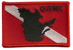Canada Quebec Dive Flag Patch