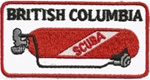 CANADA BRITISH COLUMBIA  SCUBA TANK PATCH