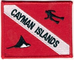 Cayman Islands Dive Flag Patch