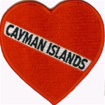 Cayman Islands Heart Patch