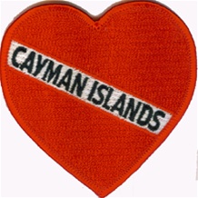 Cayman Islands Heart Patch