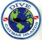 Cayman Islands  Dive The World Patch