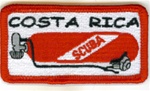 Costa Rica Tank Patch - Stick on back