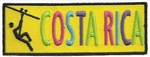 COSTA RICA EMBROIDERED PATCH - YELLOW