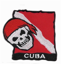 CUBA DIVE PIRATE WITH FLAG