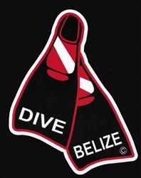 BELIZE FIN DECAL