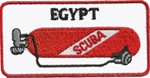 EGYPT SCUBA TANK PATCH