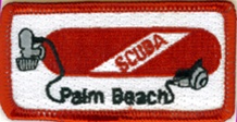 Florida Palm Beach Scuba Tank Patch