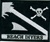 Beach Diver Flag Patch - Black and White