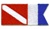 International Scuba Flag Patch/Diver Down Flag
