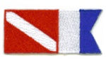 Dive Flag / International Scuba Flag /Diver Down Patch - Wholesale