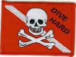Dive Hard Dive Flag Patch