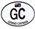 GRAND CAYMAN DECAL - GC OVAL