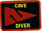 Cave Diver Patch - Rectangle