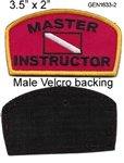 Master Instructor-Velcro Backing  Wholesale - 10 PATCHES