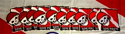 DIVE PIRATE- Wholesale -10 patches