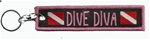 Scuba Diving Key Ring- Zipper Pull - DIVE DIVA