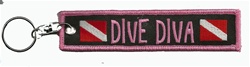 Scuba Diving Key Ring- Zipper Pull - DIVE DIVA