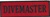 DIVE MASTER - Red and Black Stick On