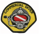 COMMERCIAL DIVER STICK ON PATCHES - YELLOW
