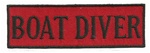 BOAT DIVER - Wholesale Pricing - 20 patches - $1.00 each