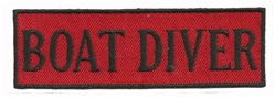 BOAT DIVER - Wholesale Pricing - 20 patches - $1.00 each