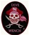 DIVE WENCH OVAL PIRATE PATCH