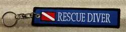 RESCUE DIVER KEY RING - Zipper Pull- WHOLESALE Price
