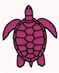 PINK TURTLE PATCH - Wholesale 20 Patches