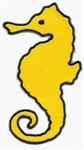 SEAHORSE PATCH - YELLOW