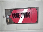 GONE DIVING - SCUBA SIGN