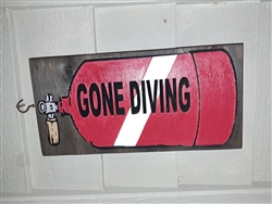 GONE DIVING - SCUBA SIGN