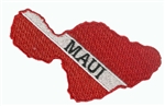 Hawaii MAUI Shapped Dive Patch