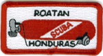 Honduras Roatan Tank Patch with stick on backing
