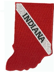 Indiana Shapped Dive Patch