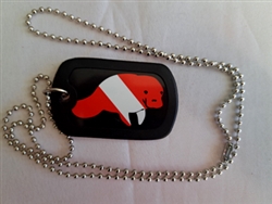 Manatee Dog Tag