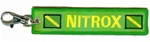 Nitrox Scuba Diver Key Ring/Zipper Pull - WITH CLIP ON ATTACHEMENT