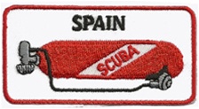 SPAIN SCUBA TANK PATCH