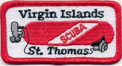 Virgin Islands - St. Thomas  Scuba Tank Patch