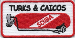 Turks & Caicos Scuba Tank Patch