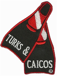 TURKS & CAICOS Fins Patch