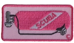 Pink Tank Patch- WHOLESALE 10 PATCHES